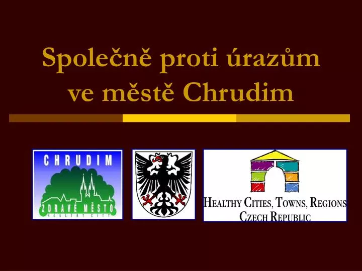 spole n proti raz m ve m st chrudim