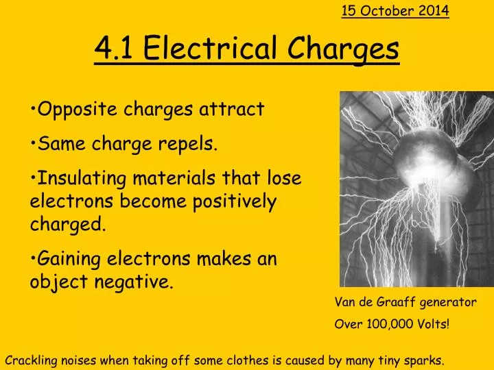4 1 electrical charges