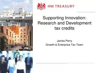 Supporting Innovation: Research and Development tax credits