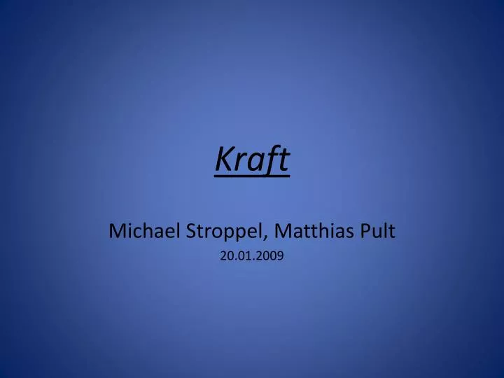 kraft