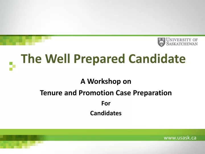 a workshop on tenure and promotion case preparation for candidates