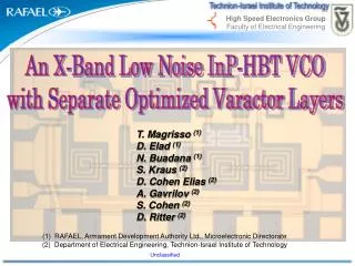An X-Band Low Noise InP-HBT VCO with Separate Optimized Varactor Layers