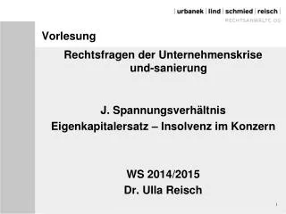 vorlesung