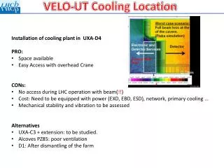 VELO-UT Cooling Location