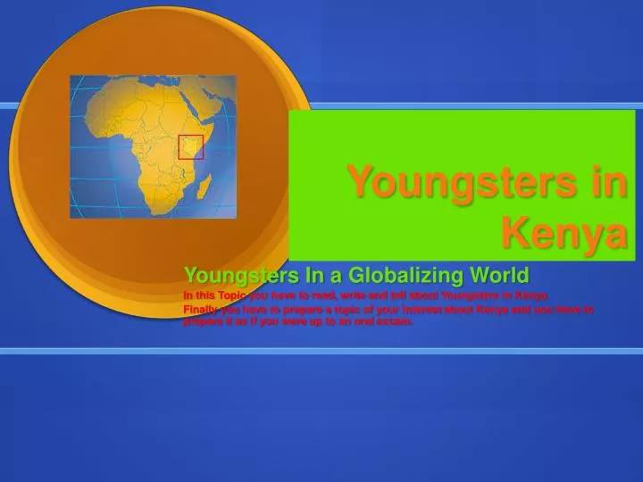 youngsters in kenya