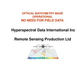 Remote Sensing Production Ltd