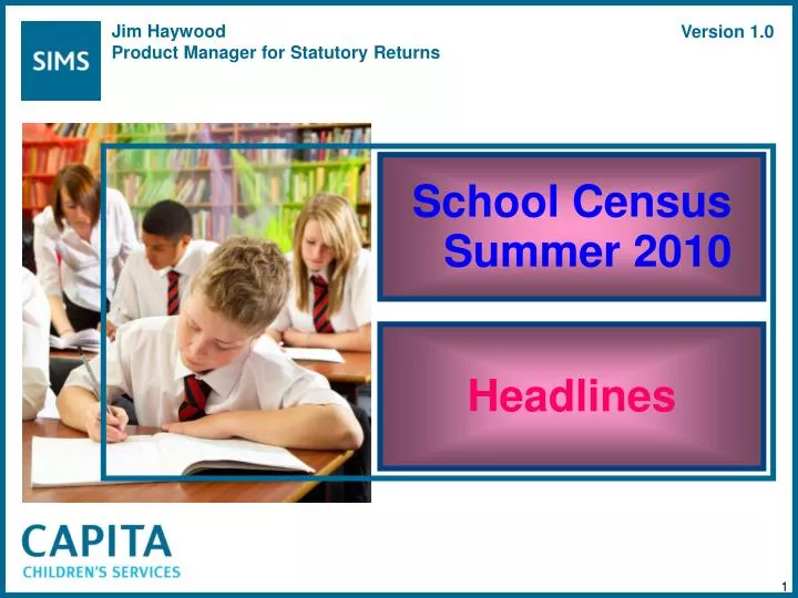 school census summer 2010