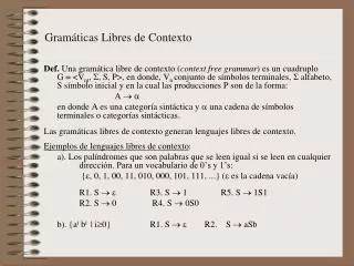 gram ticas libres de contexto
