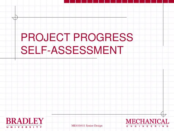 project progress self assessment