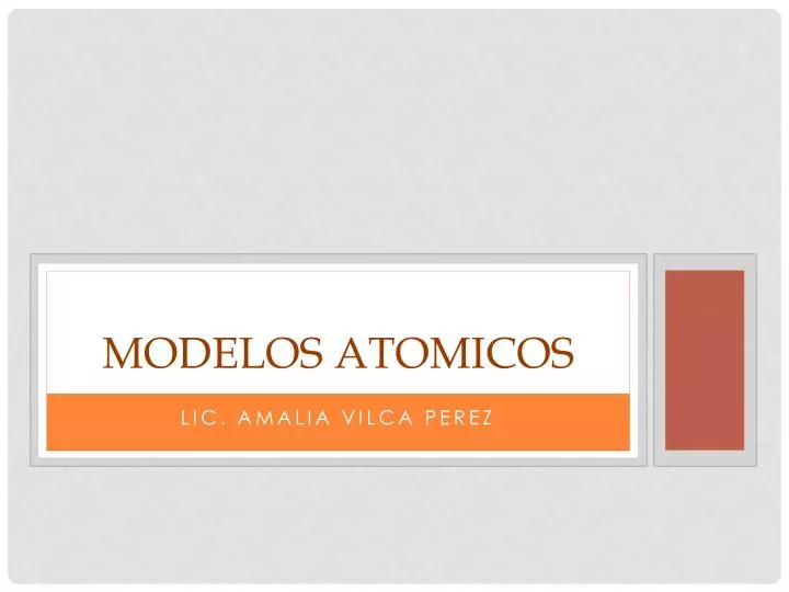 modelos atomicos