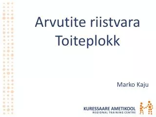 arvutite riistvara toiteplokk