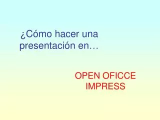 c mo hacer una presentaci n en