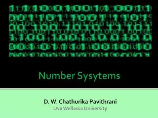 Number Sysytems