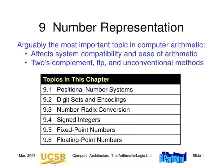 9 number representation