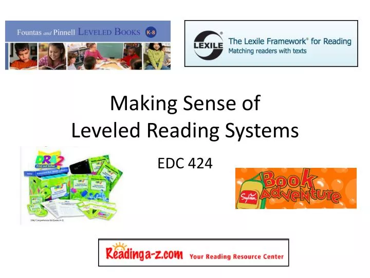 making sense of leveled reading systems