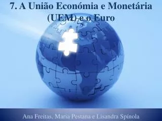 7 a uni o econ mia e monet ria uem e o euro