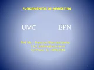 fundamentos de marketing