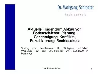 www drschroedter de