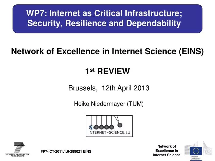 wp7 internet as critical infrastructure security resilience and dependability