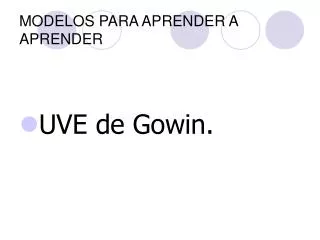 modelos para aprender a aprender