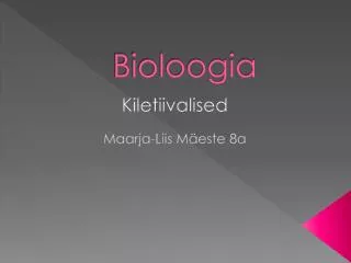 bioloogia
