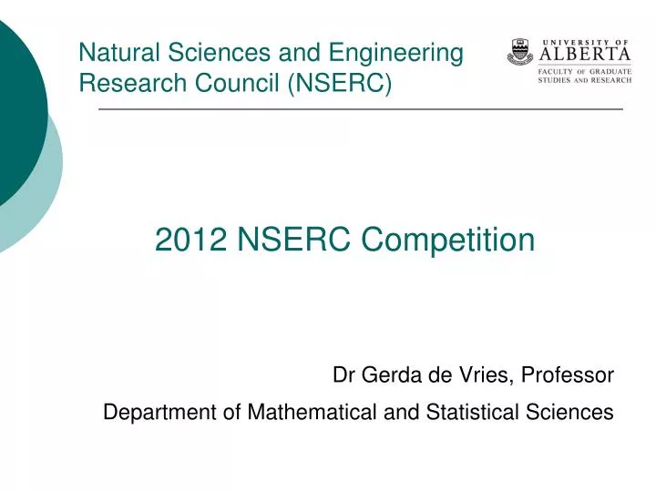 natural sciences and engineering research council nserc