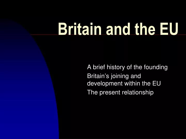 britain and the eu