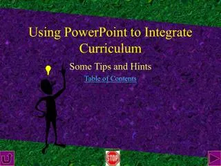 Using PowerPoint to Integrate Curriculum