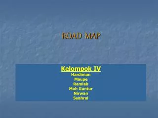 road map