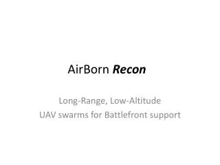 AirBorn Recon
