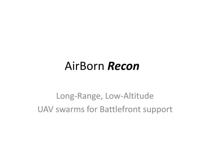 airborn recon