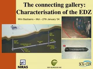The connecting gallery: Characterisation of the EDZ