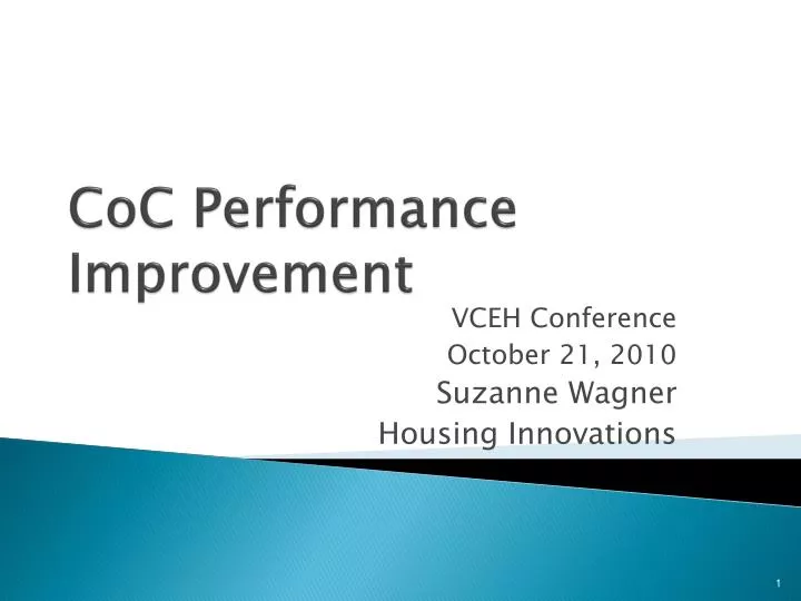 coc performance improvement