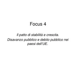 focus 4