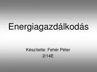 energiagazd lkod s