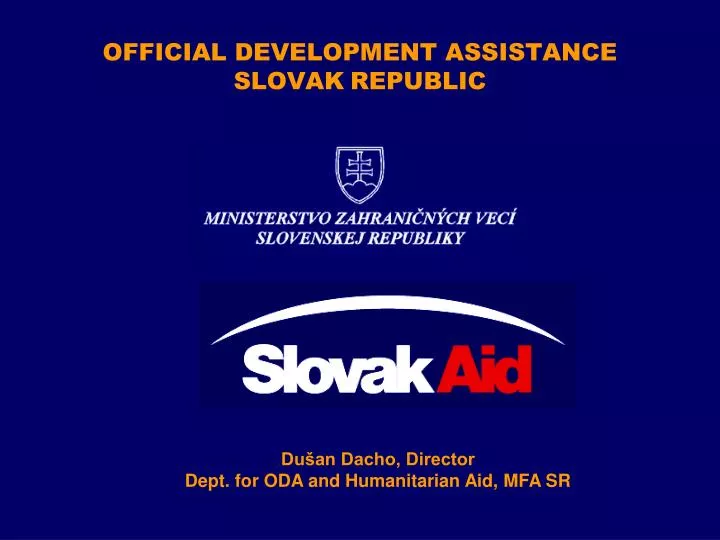 of ficial development assistance slovak republic