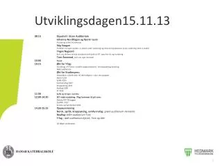 utviklingsdagen15 11 13