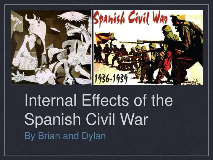 internal effects of the spanish civil war