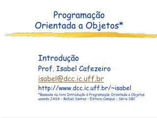 programa o orientada a objetos