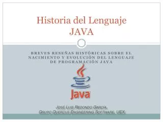historia del lenguaje java