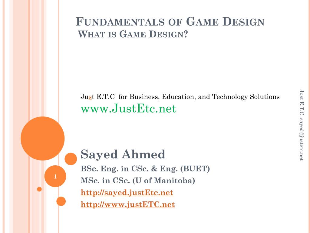 PPT - Fundamentals of Game Design What is Game Design? PowerPoint ...