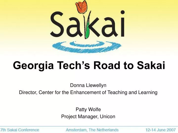 georgia tech s road to sakai