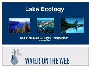 Lake Ecology