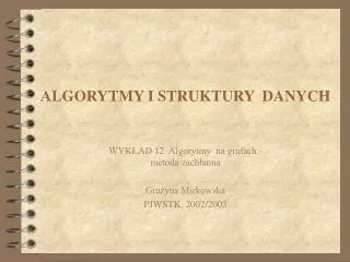 algorytmy i struktury danych