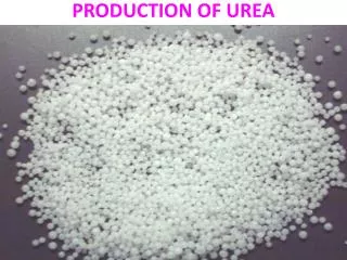 PRODUCTION OF UREA