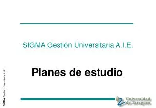 sigma gesti n universitaria a i e