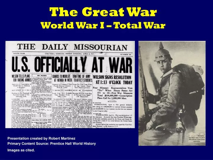 the great war world war i total war