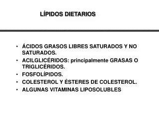 l pidos dietarios