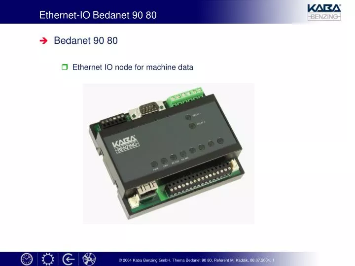 ethernet io bedanet 90 80