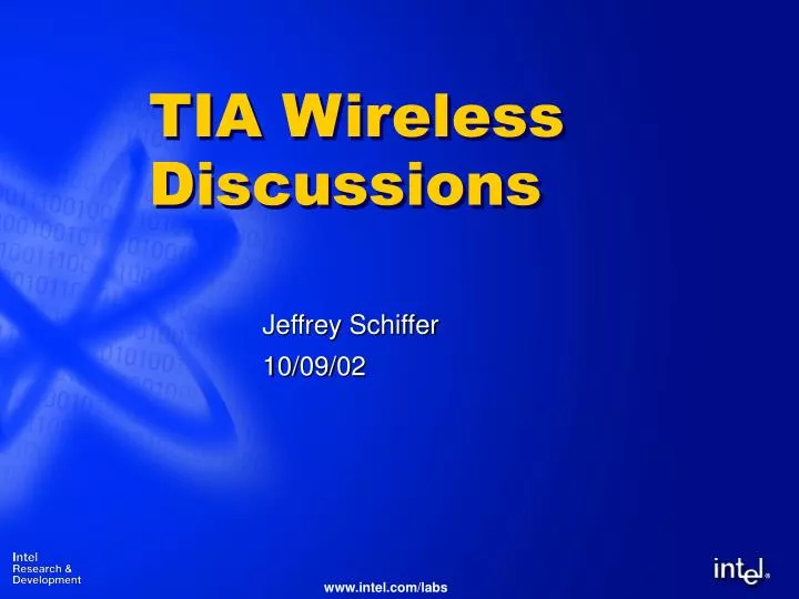 tia wireless discussions